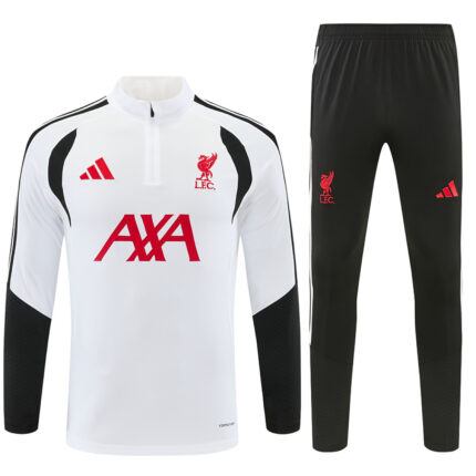 Mens Liverpool 2026/27 Half-zip White Tracksuit