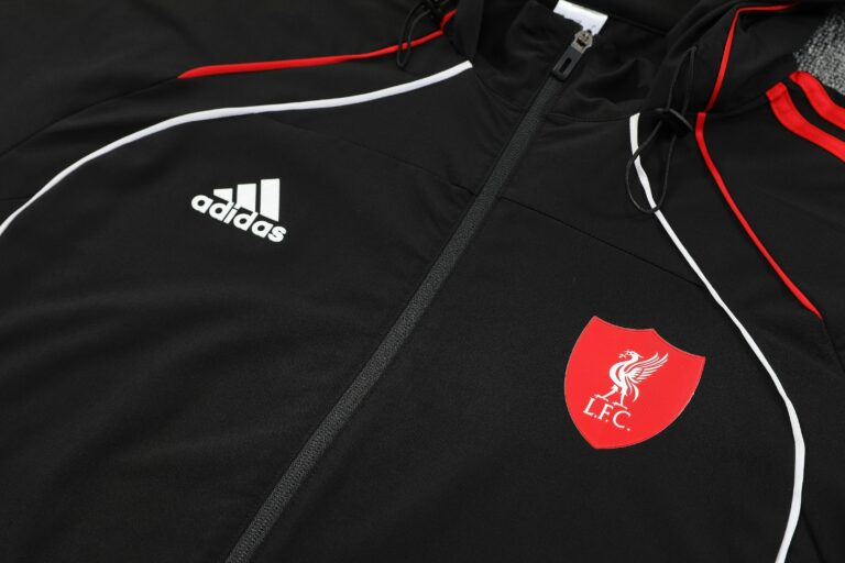 Mens Liverpool 2026/27 Windbreaker Suit Black Jacket