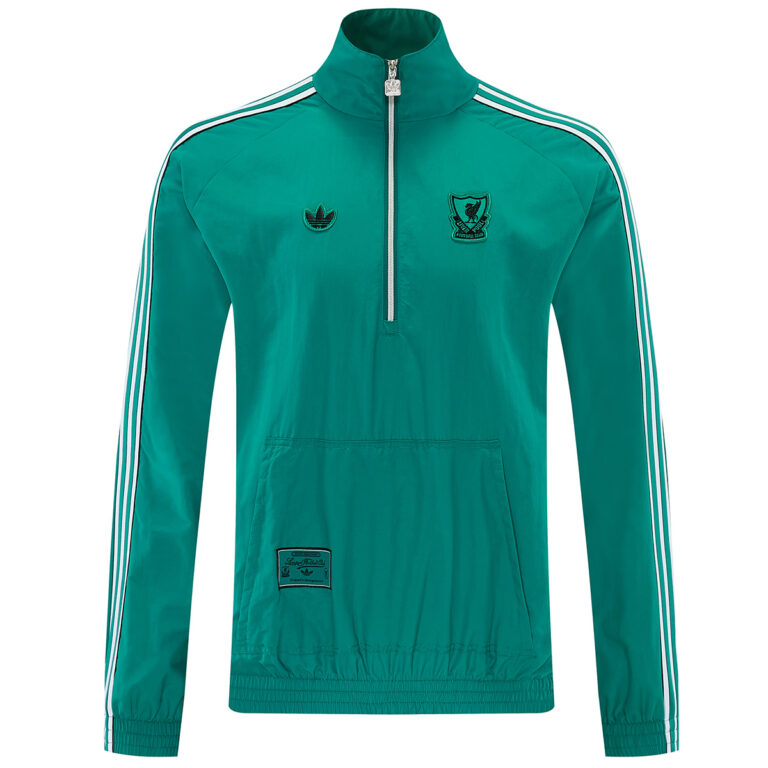 Mens Liverpool 2026 Windbreaker Green Jacket
