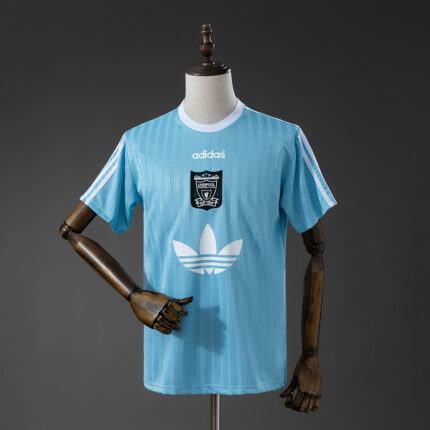 Mens Liverpool Polyester T- 95 Sky Blue Jersey
