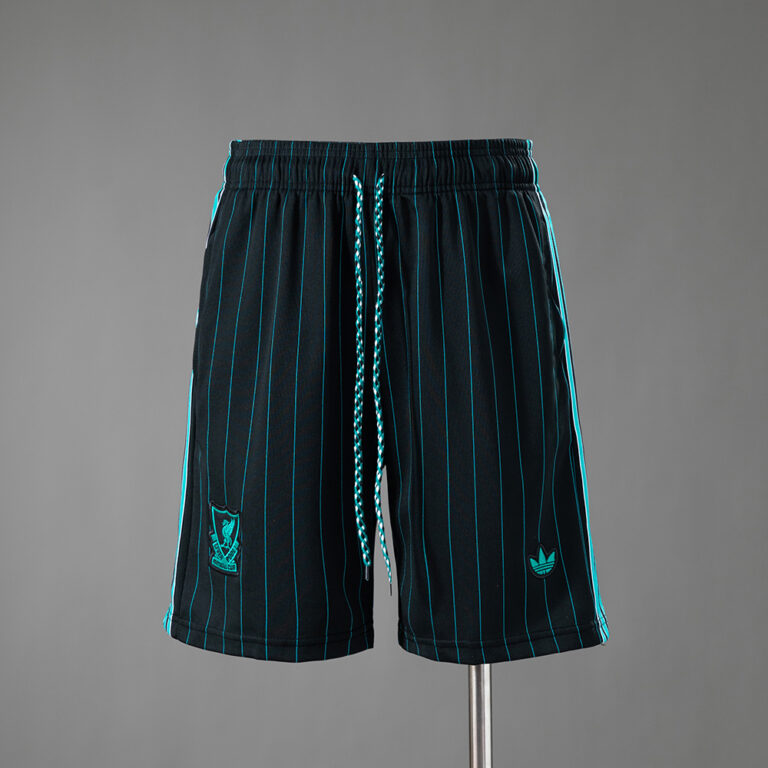Mens Liverpool Terrace Icons Black Shorts