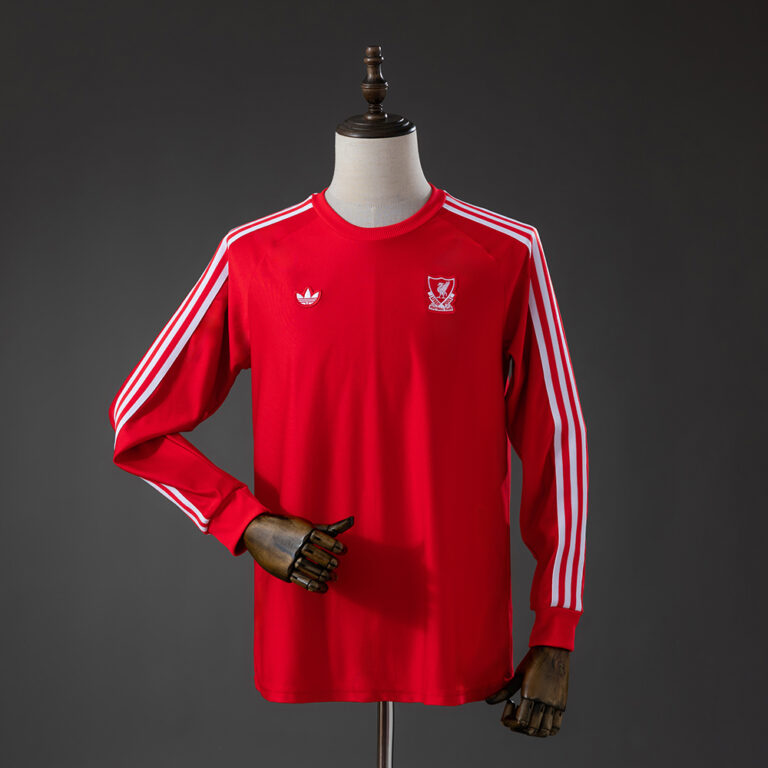 Mens Liverpool Terrace Icons T- Red Long Sleeve Jersey