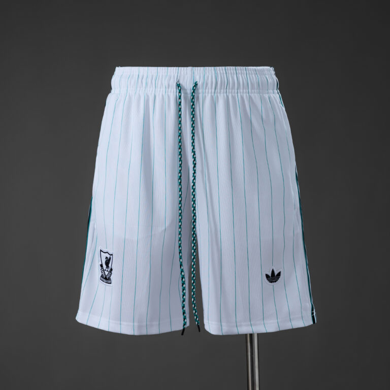 Mens Liverpool Terrace Icons White Shorts