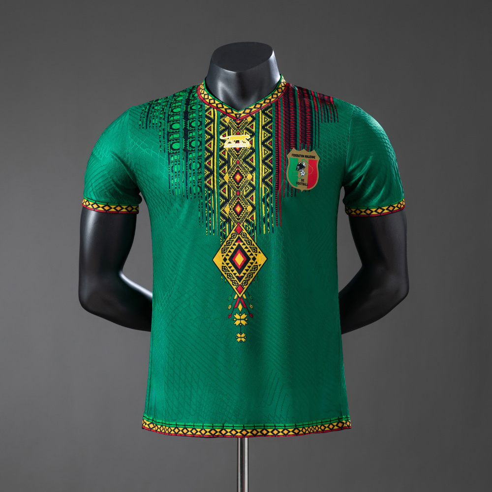 Mens Mali 2025 Green Jersey Player Version Mens Mali 2025 Green Jersey Player Version
