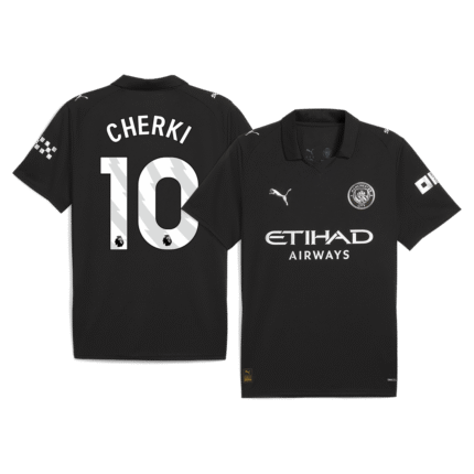 Mens Manchester City 2025/26 Away Jersey – Cherki 10
