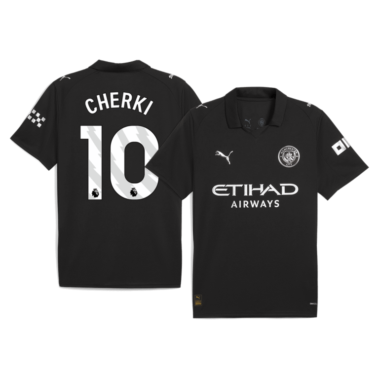 Mens Manchester City 2025/26 Away Jersey – Cherki 10
