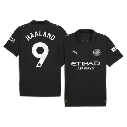 Mens Manchester City 2025/26 Away Jersey – Haaland 9