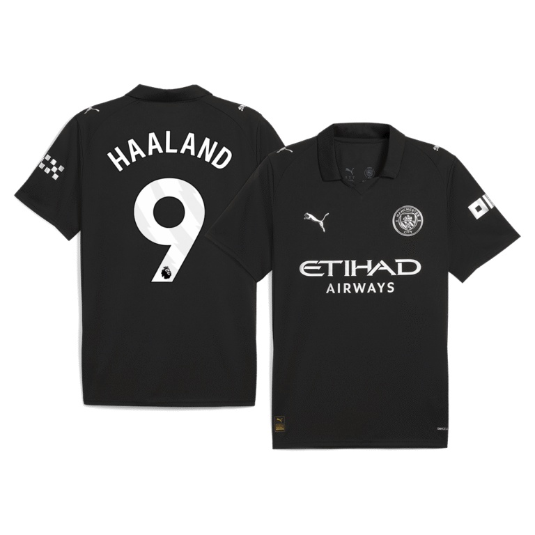 Mens Manchester City 2025/26 Away Jersey – Haaland 9