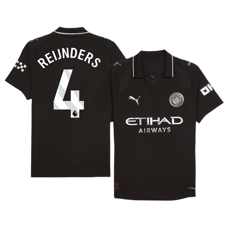 Mens Manchester City 2025/26 Away Jersey – Reijnders 4 Player Version