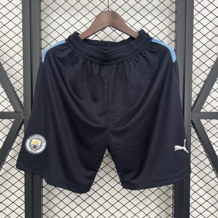 Mens Manchester City 2025/26 Black Shorts