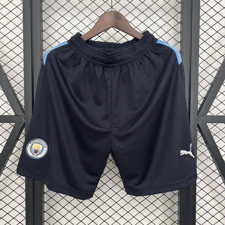 Mens Manchester City 2025/26 Black Shorts