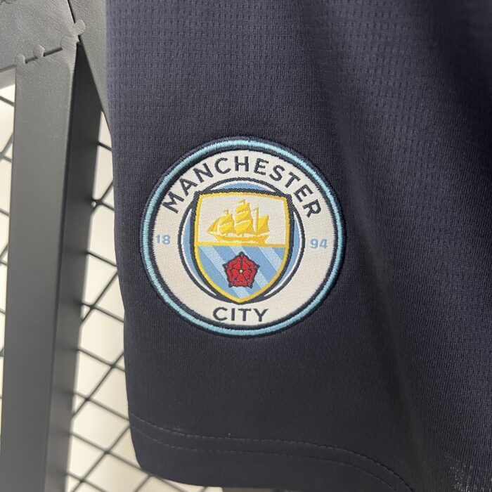 Mens Manchester City 2025/26 Black Shorts