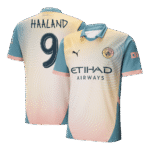 Mens Manchester City 2025/26 Fourth Jersey – Haaland 9
