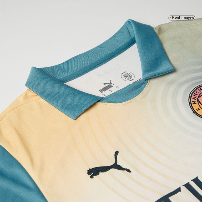 Mens Manchester City 2025/26 Fourth Jersey – Haaland 9