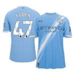 Mens Manchester City 2025/26 Home Jersey – Foden 47