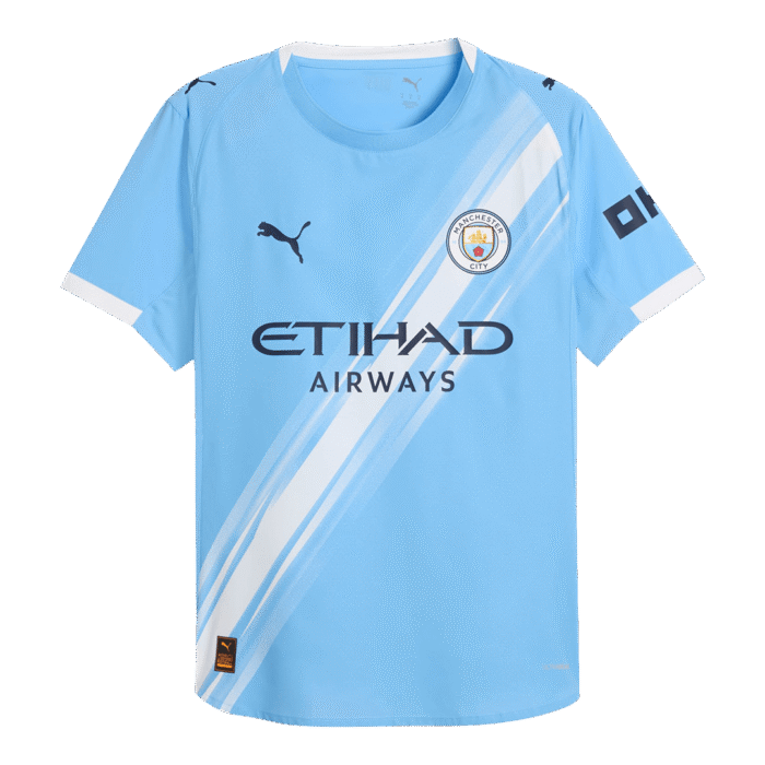 Mens Manchester City 2025/26 Home Jersey – Haaland 9 Player Version