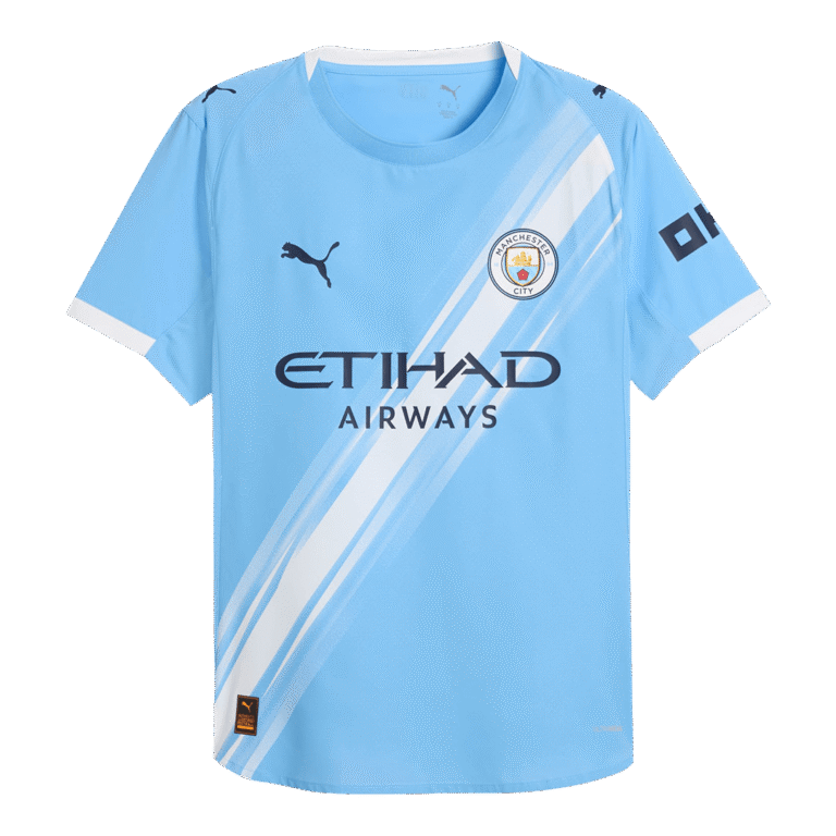 Mens Manchester City 2025/26 Home Jersey – Reijnders 4 Player Version front