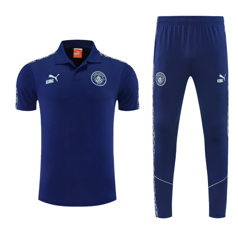 Mens Manchester City 2025/26 Suit Blue Polo