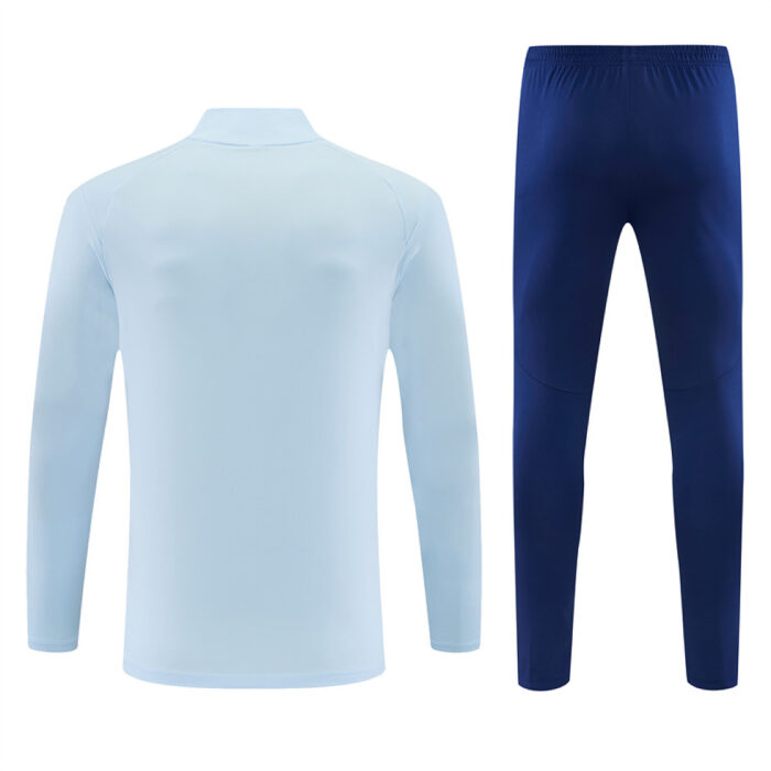 Mens Manchester City 2026/27 Half-zip Light Blue Tracksuit