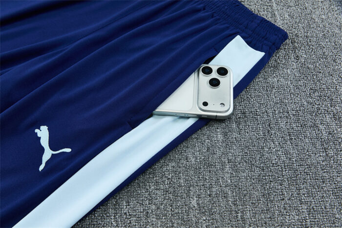 Mens Manchester City 2026/27 Half-zip Light Blue Tracksuit