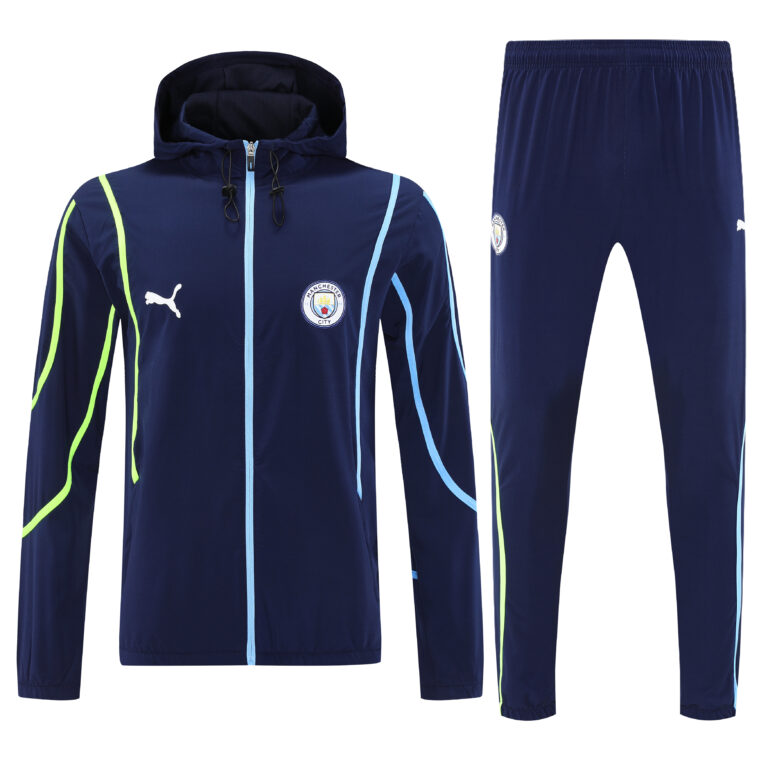 Mens Manchester City 2026/27 Windbreaker Suit Blue Jacket