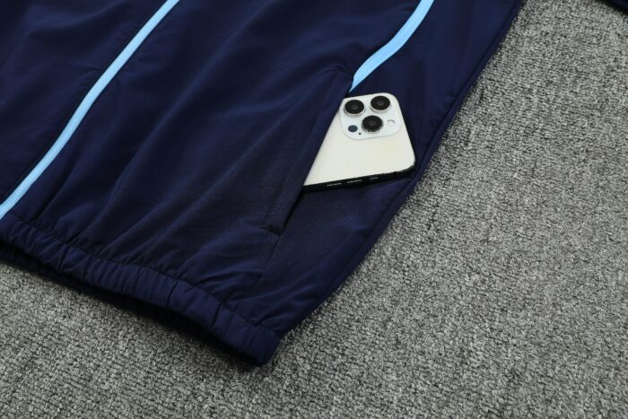 Mens Manchester City 2026/27 Windbreaker Suit Blue Jacket