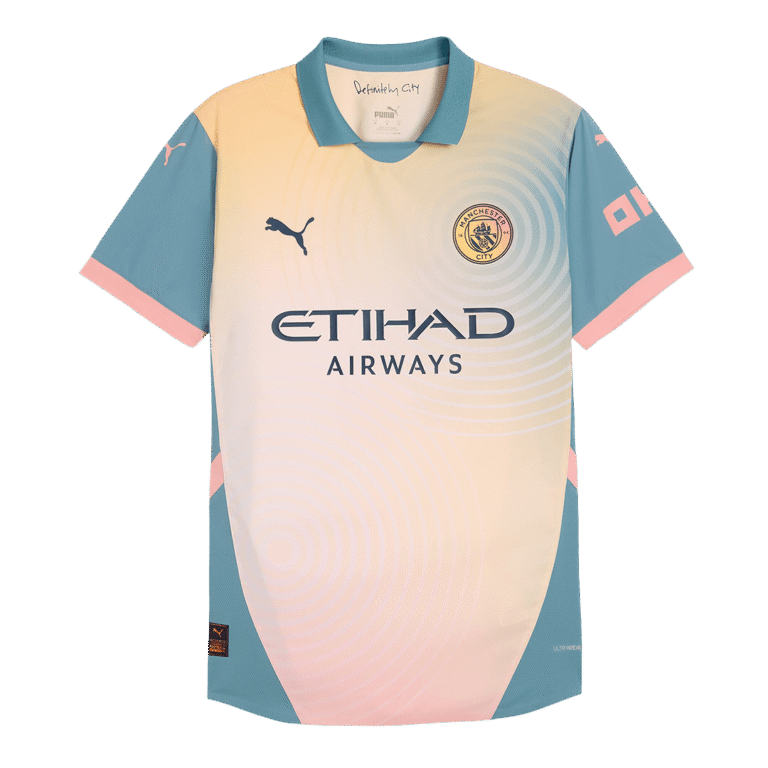 Mens Manchester City Retro Fourth Jersey – Haaland 9 front