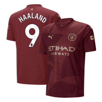 Mens Manchester City Retro Third Jersey – Haaland 9