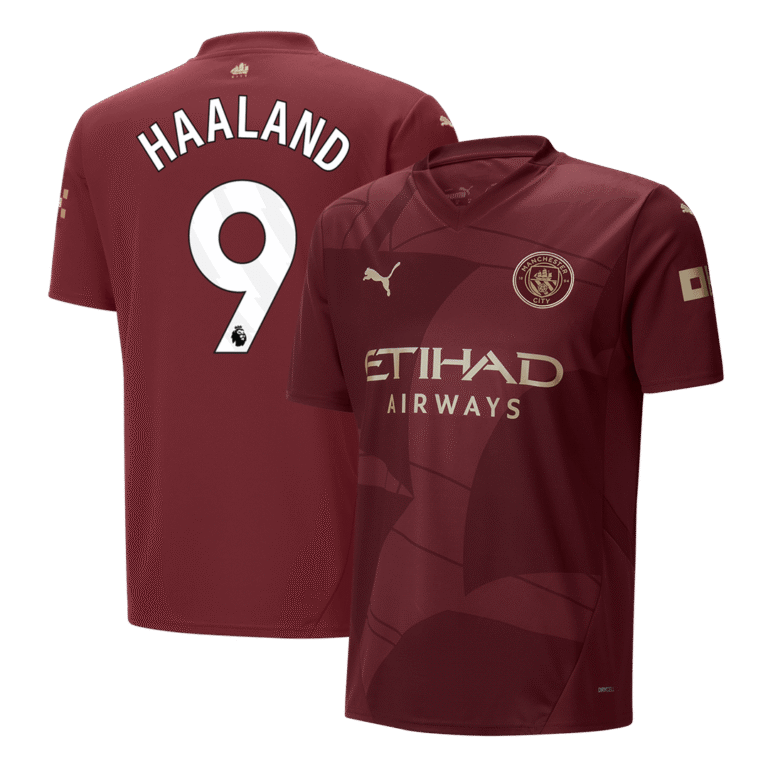 Mens Manchester City Retro Third Jersey – Haaland 9
