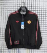 Mens Manchester United 2024/25 Windbreaker Black Jacket