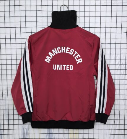 Mens Manchester United 2024/25 Windbreaker Red Jacket
