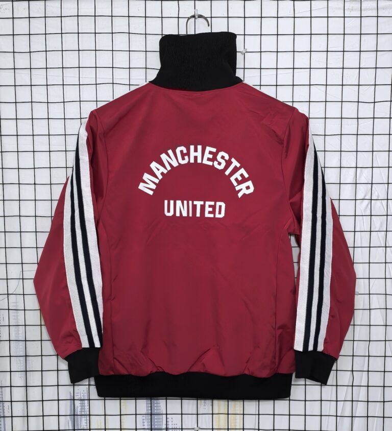 Mens Manchester United 2024/25 Windbreaker Red Jacket