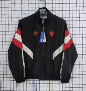 Mens Manchester United 2024/25 Windbreaker White Jacket
