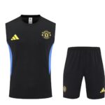 Mens Manchester United 2025/26 Black Training Vest