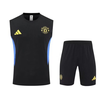 Mens Manchester United 2025/26 Black Training Vest