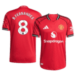 Mens Manchester United 2025/26 Home Jersey – B. Fernandes 8
