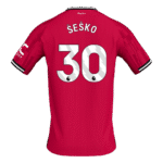 Mens Manchester United 2025/26 Home Jersey – Sesko 30