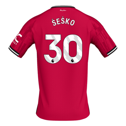 Mens Manchester United 2025/26 Home Jersey – Sesko 30