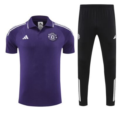 Mens Manchester United 2025/26 Suit Blue Polo