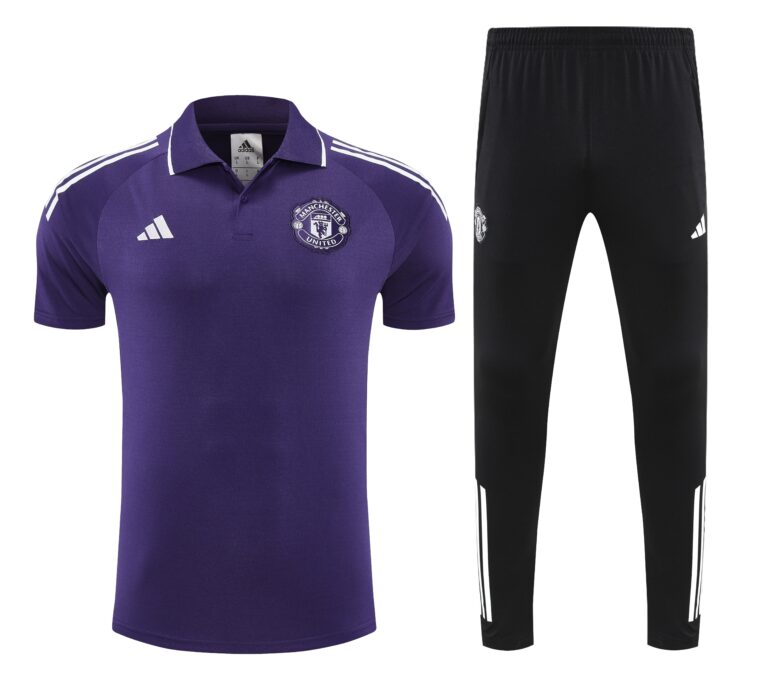 Mens Manchester United 2025/26 Suit Blue Polo
