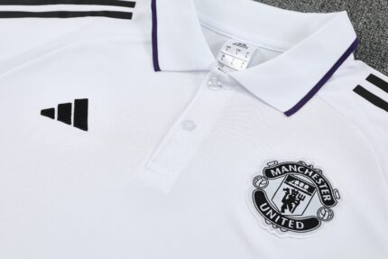Mens Manchester United 2025/26 Suit White Polo