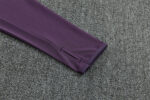 Mens Manchester United 2025 Half-zip Purple Tracksuit Player Version