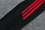 Mens Manchester United 2026/27 Black Collar Edition Half-zip Red Tracksuit