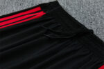 Mens Manchester United 2026/27 Black Collar Edition Half-zip Red Tracksuit