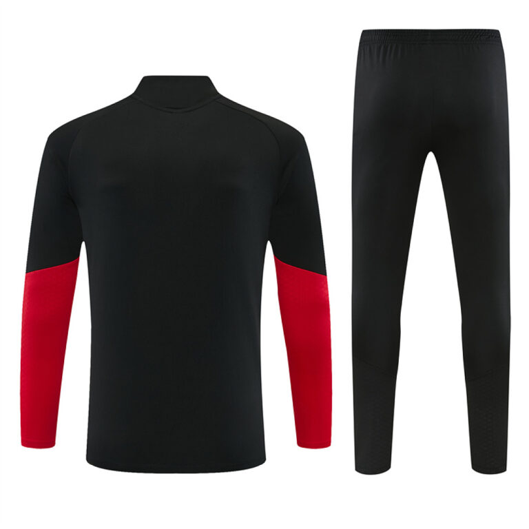 Mens Manchester United 2026/27 Half-zip Black Tracksuit