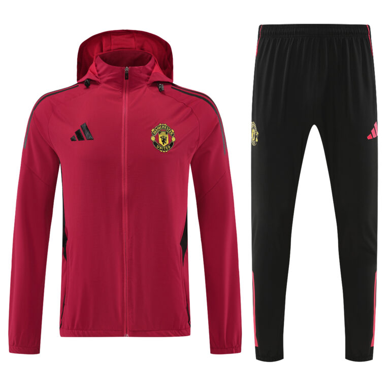 Mens Manchester United 2026/27 Red Windbreaker Jacket