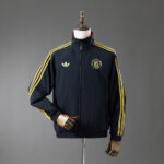 Mens Manchester United 2026/27 Reversible Windbreaker Black or Red Jacket