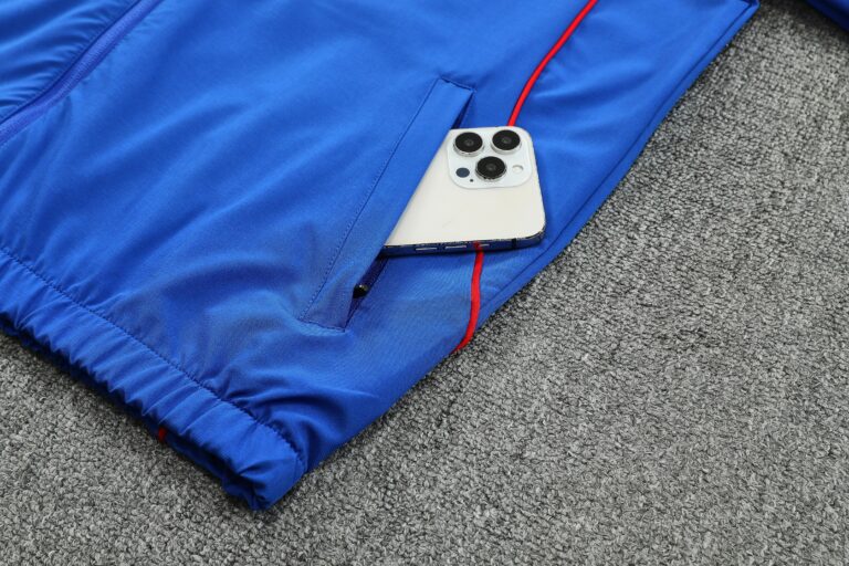Mens Manchester United 2026/27 Windbreaker Suit Blue Jacket