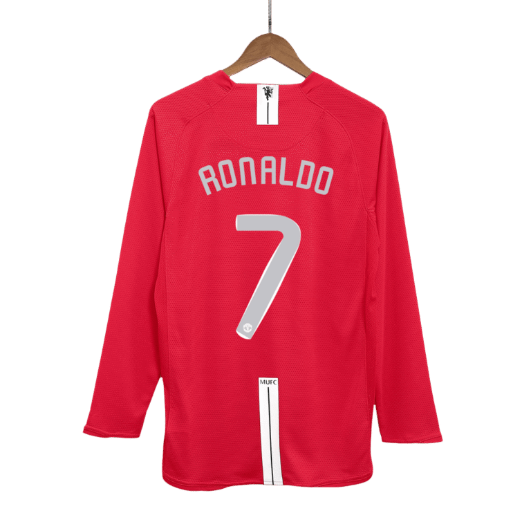 Mens Manchester United Retro Home Jersey Long Sleeve – Ronaldo 7