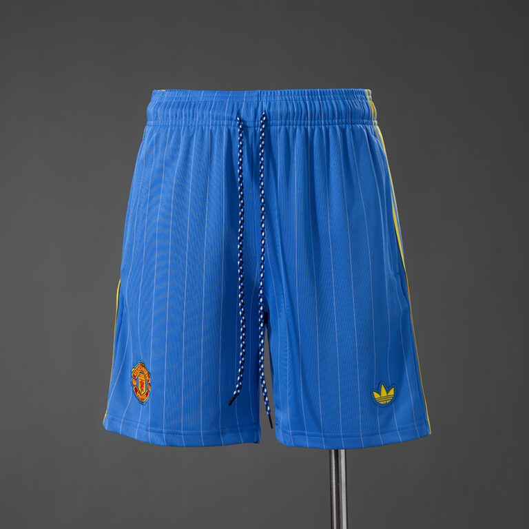 Mens Manchester United Terrace Icons Blue Shorts